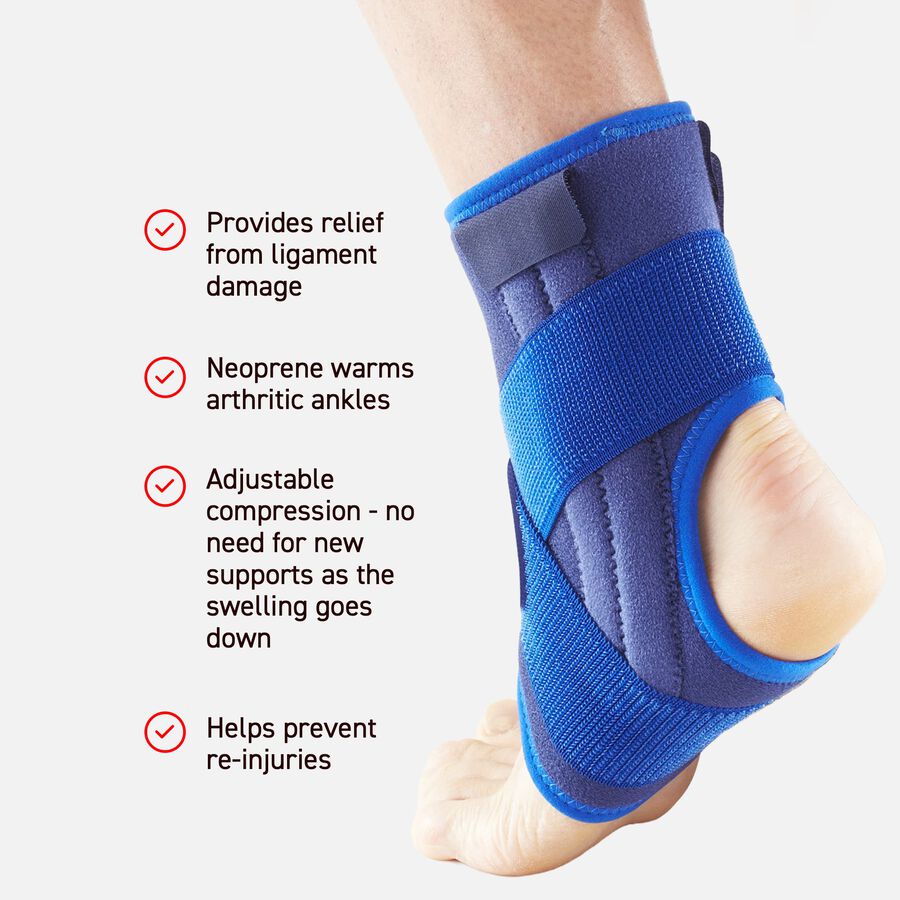Neo G Stabilized Ankle Support with Figure of 8 Strap, One Size, , large image number 3