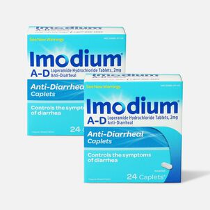 Imodium A-D Anti-Diarrheal, Caplet 24 ct. (2-Pack)