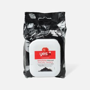 Yes To Tomatoes Charcoal Detoxifying Facial Wipes, 30 ct.
