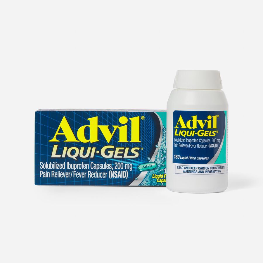 Advil Pain Reliever Fever Reducer Liqui-Gels, 160 ct., , large image number 0