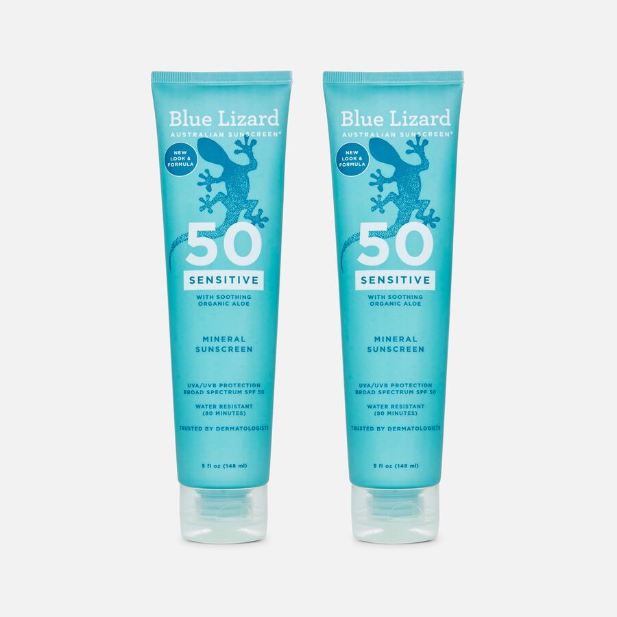 Blue Lizard Sensitive Sunscreen SPF 50 Lotion, 5 oz. tube (2-Pack), , large image number 0