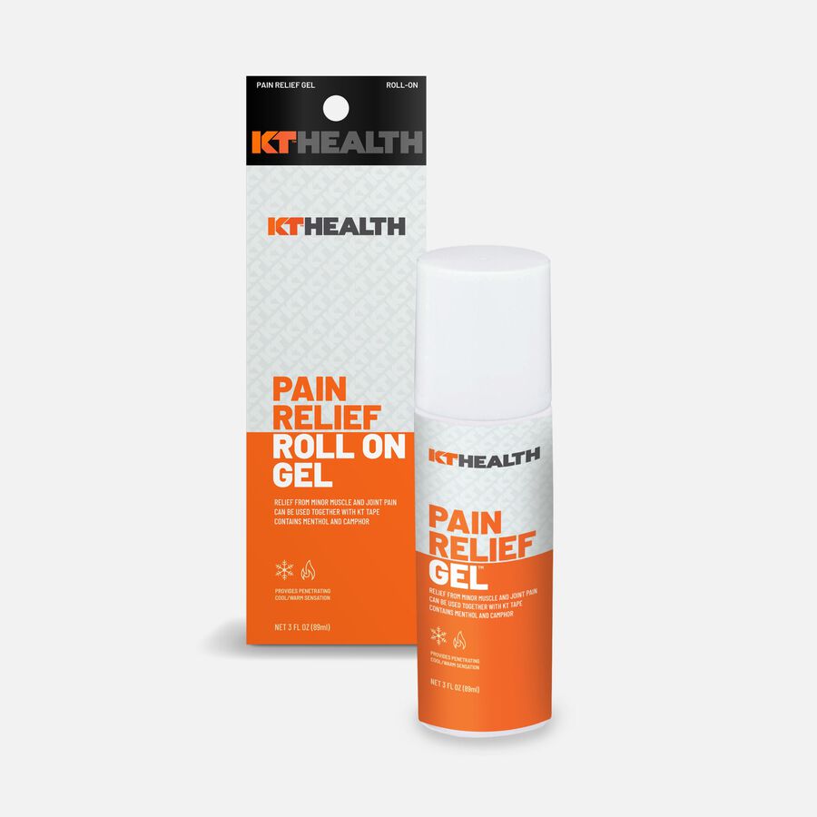 KT Recovery+ Pain Relief Gel, Roll-On, 3 oz., , large image number 0