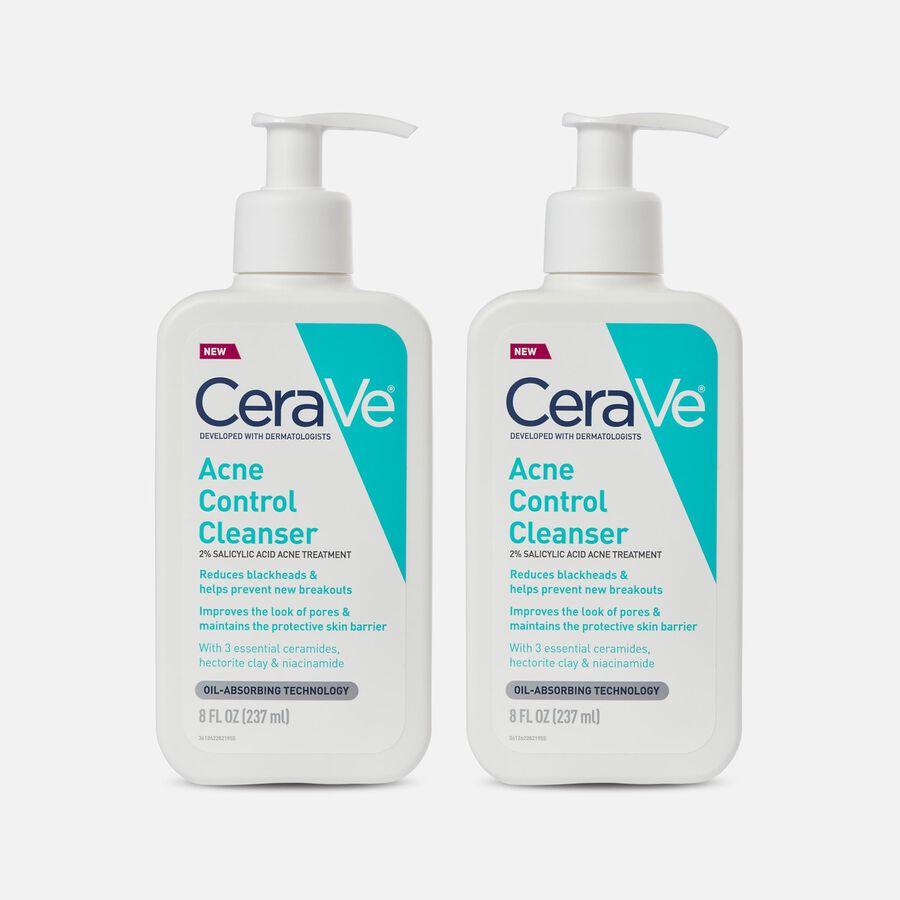 CeraVe Acne Control Cleanser, 8 oz. (2-Pack), , large image number 0