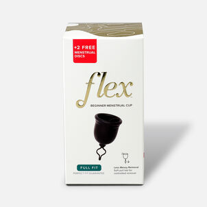 FLEX Menstrual Cup (includes 2 FREE Menstrual Discs)