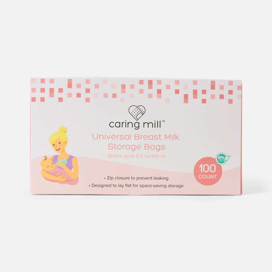 Caring Mill Breast Milk Universal Storage Bags 100 ct., , large image number 1