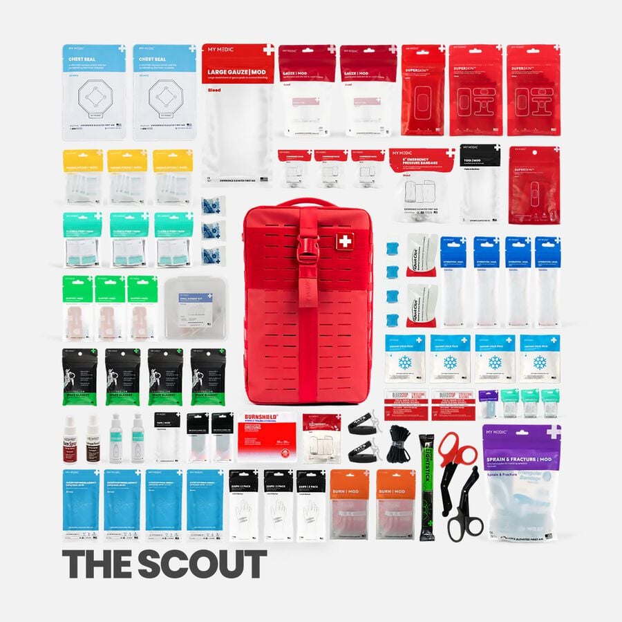 My Medic&reg; Scout Portable Medical Kit, Red, , large image number 4