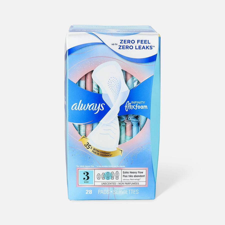 Always Infinity FlexFoam Pads with Wing, Unscented, , large image number 2