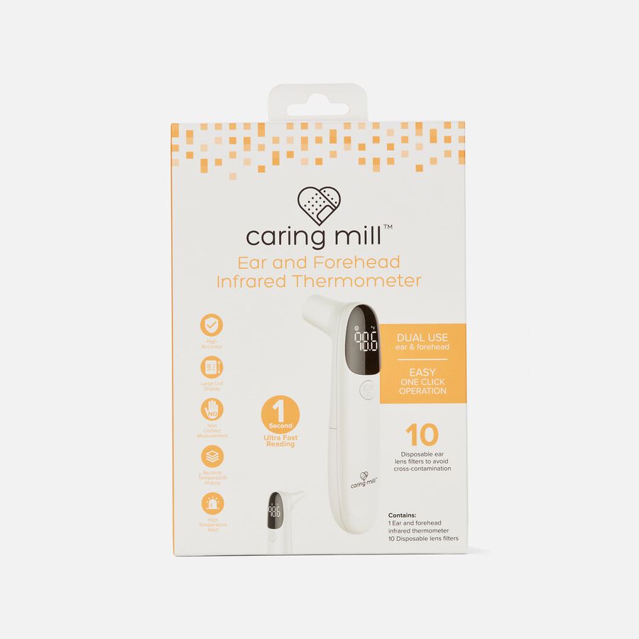 Caring Mill™ Instant Ear & Forehead Digital Thermometer, , large image number 2