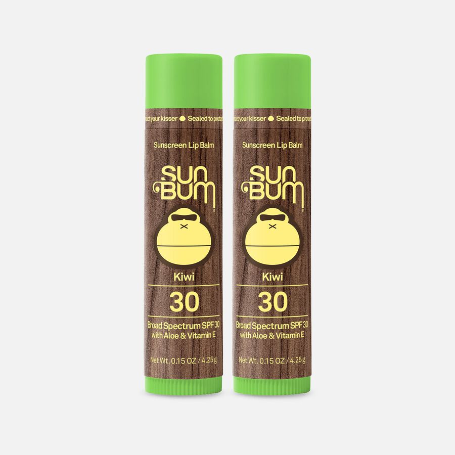 Sun Bum Lip Balm, SPF 30, Kiwi, 0.15 oz. (2-Pack), , large image number 0