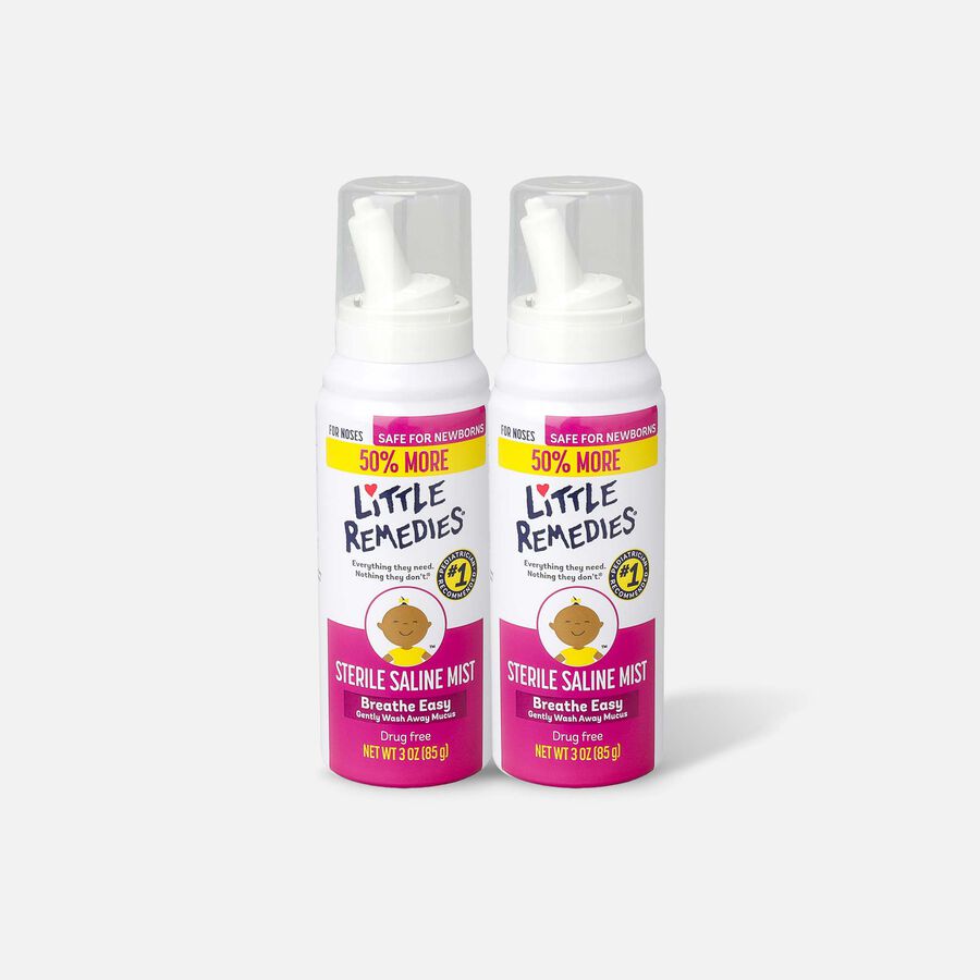 Little Noses Saline Mist Spray, 3 oz. (2-Pack), , large image number 0
