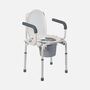 DMI&reg; Steel Drop-Arm Bedside Commode, , large image number 0